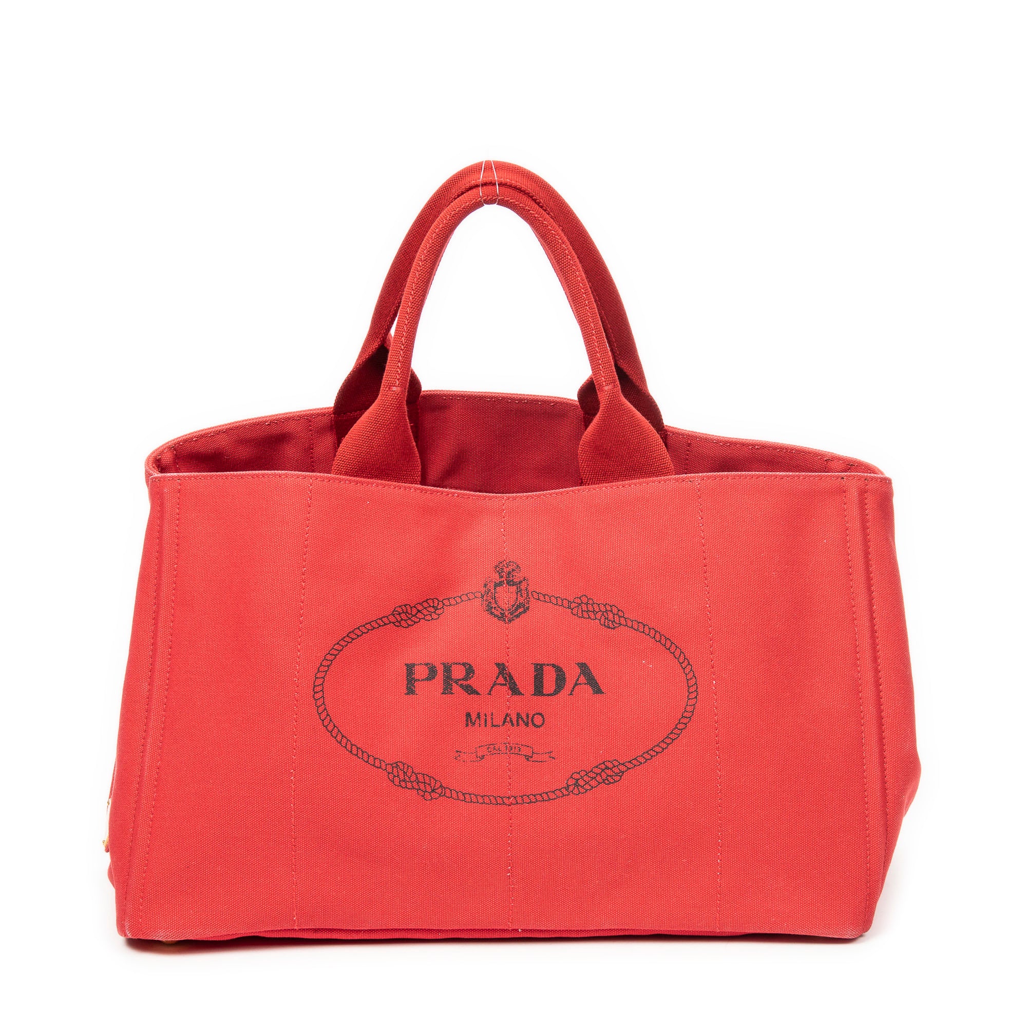 Bolso de mano grande Canapa Tote Lona Canapa Roja
