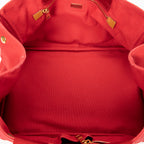 Bolso de mano grande Canapa Tote Lona Canapa Roja