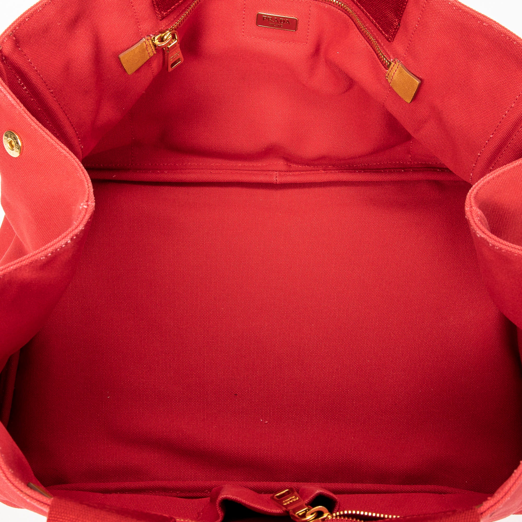 Bolso de mano grande Canapa Tote Lona Canapa Roja