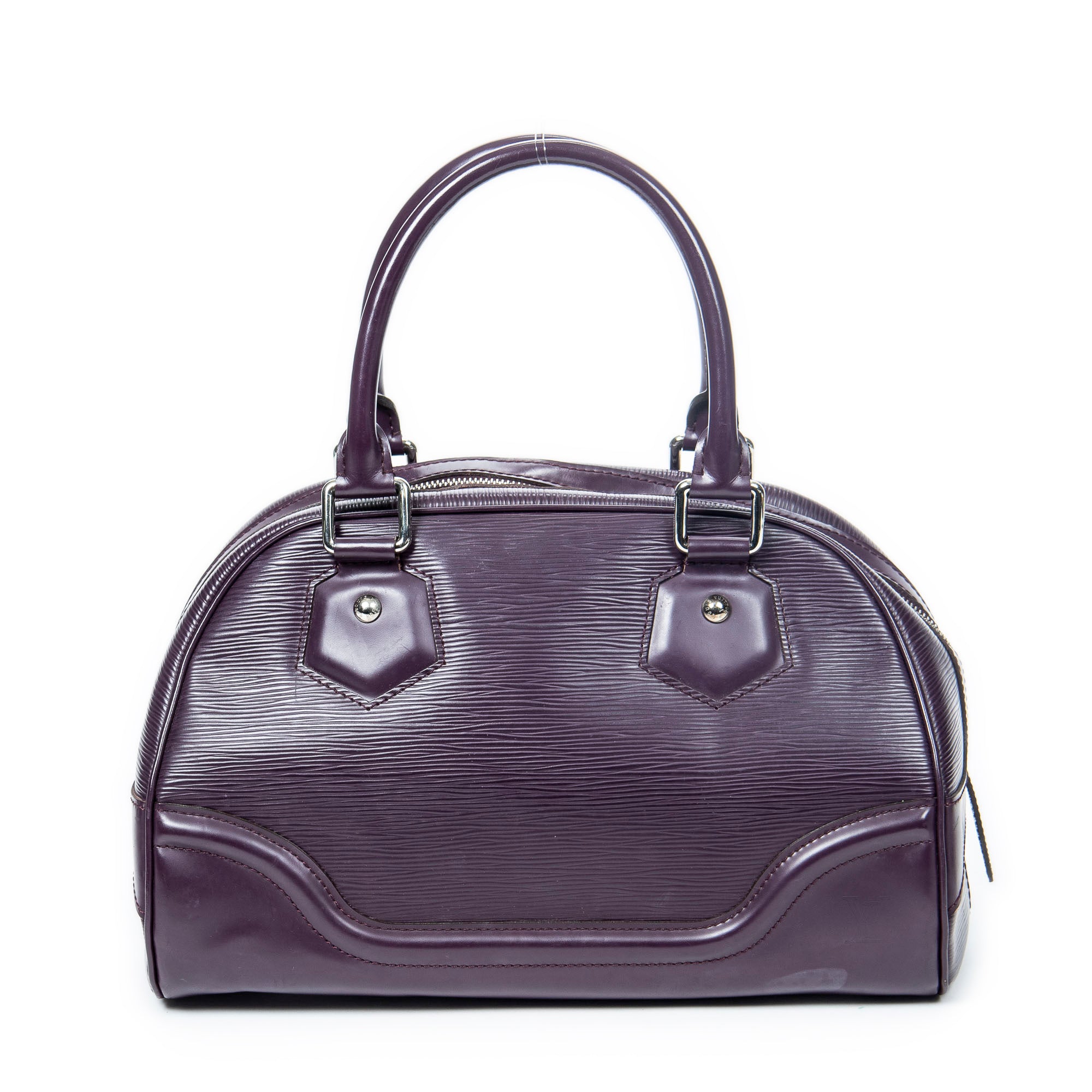 Handbag Bowling Montaigne PM Purple Epi