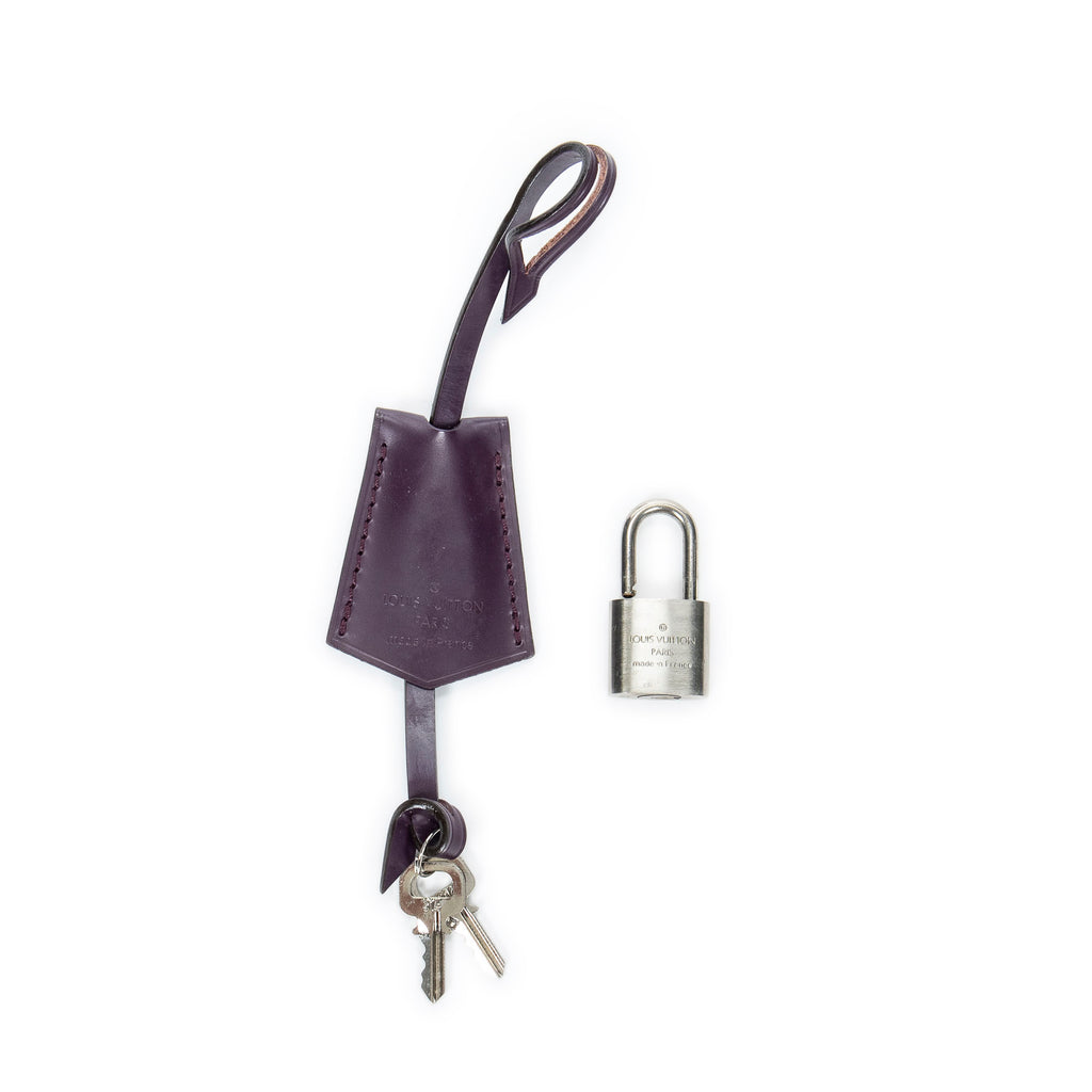 Handbag Bowling Montaigne PM Purple Epi