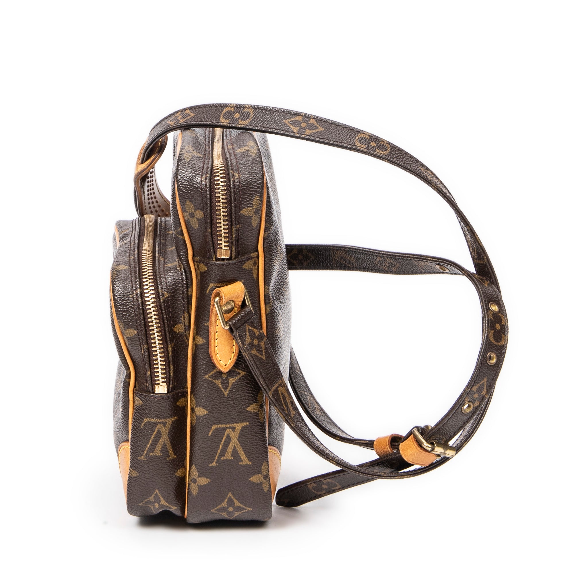 Bolso de Hombro Amazone PM Lona Monogram Marrón