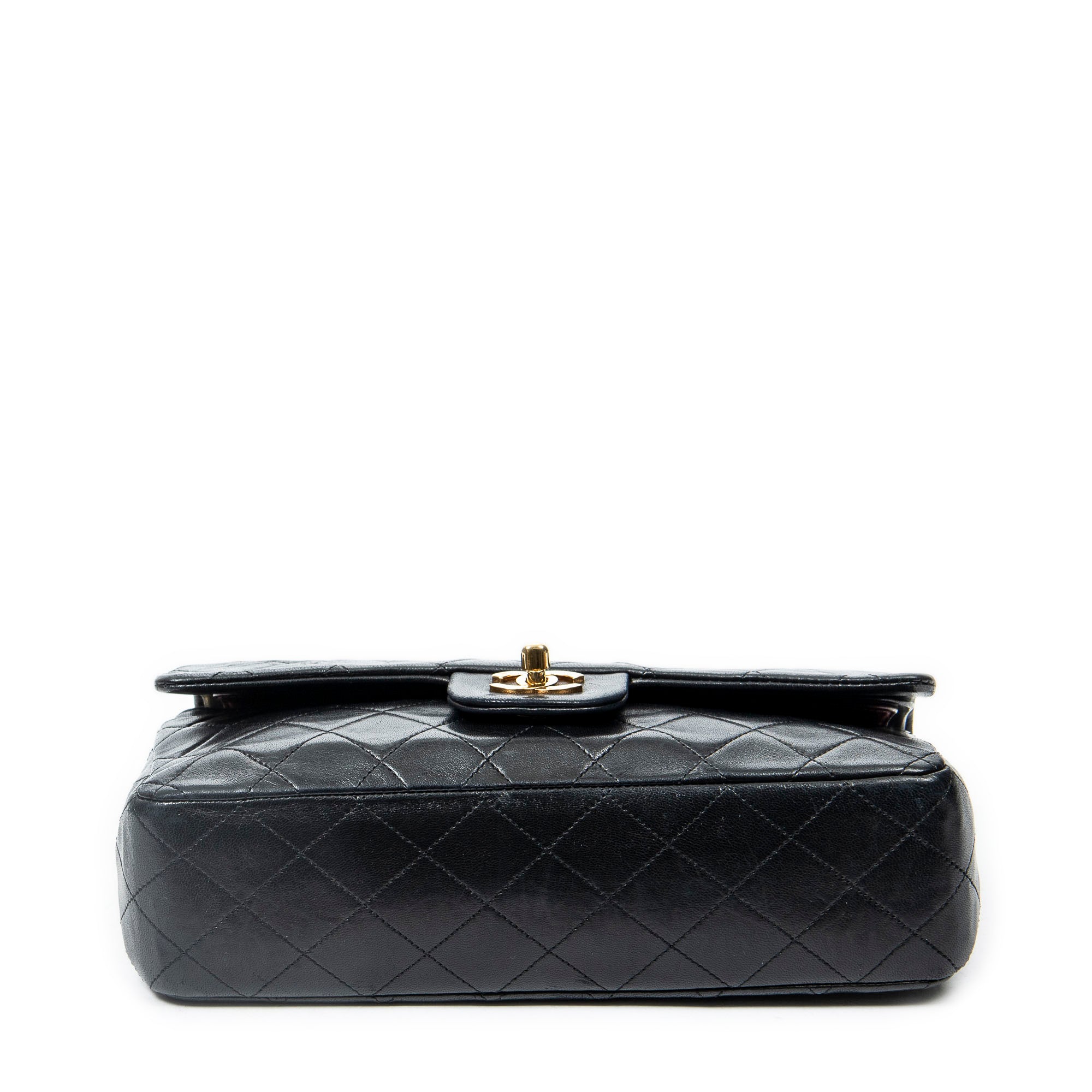 Shoulder Bag Classic Double Flap 26 Black Quilted Lambskin Leather