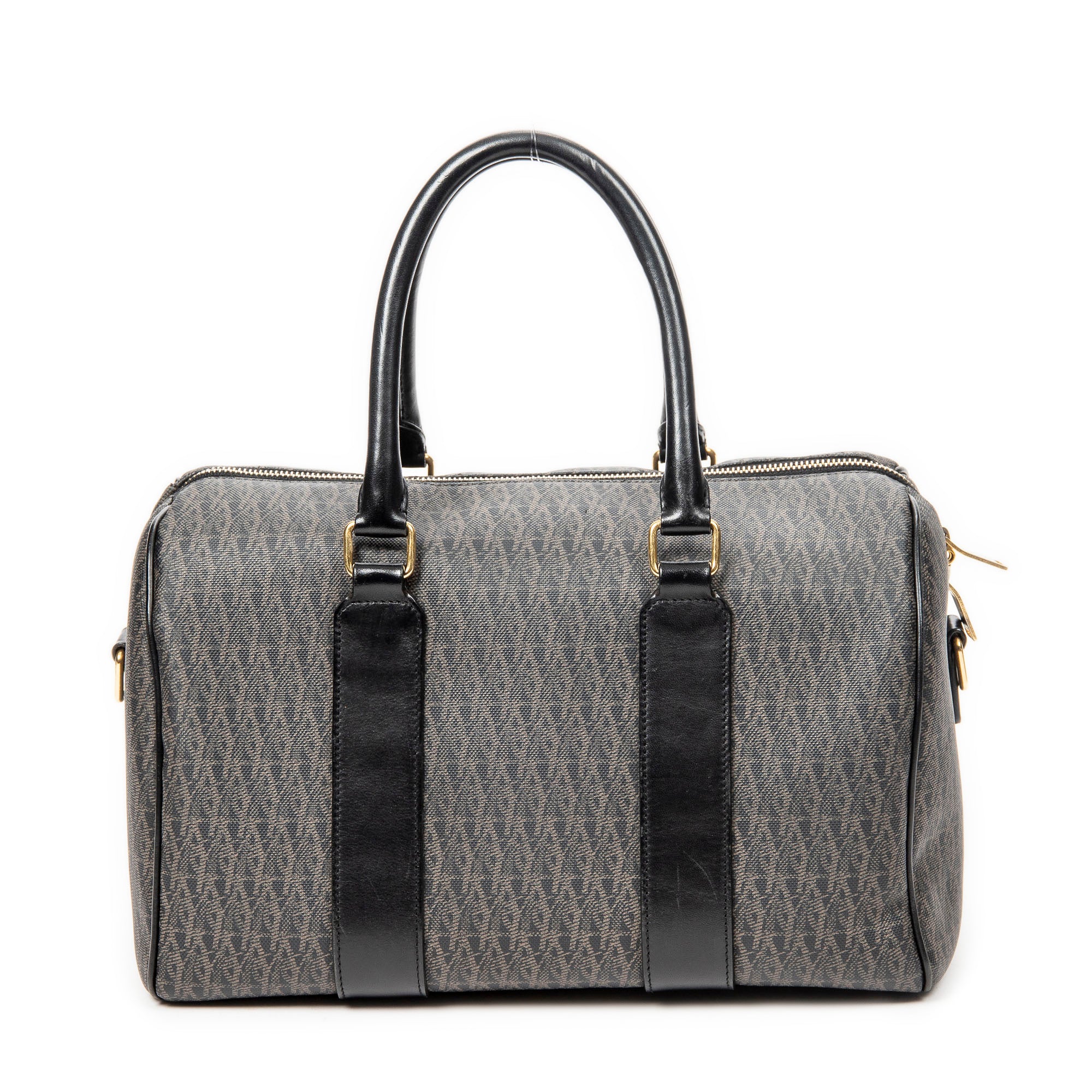Shoulder Bag Mini Monogram Boston Grey Monogram Coated Canvas