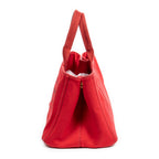 Handbag Medium Canapa Tote Red Canapa Canvas