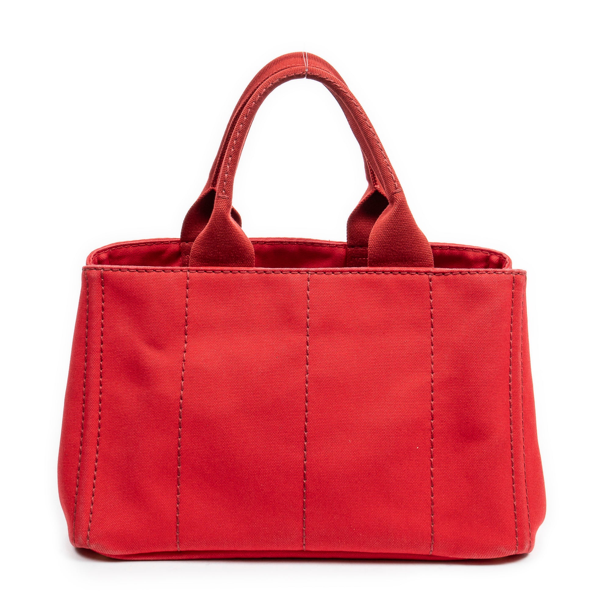 Handbag Medium Canapa Tote Red Canapa Canvas