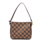 Handbag Trousse Make Up Pouch Brown Damier Ebene
