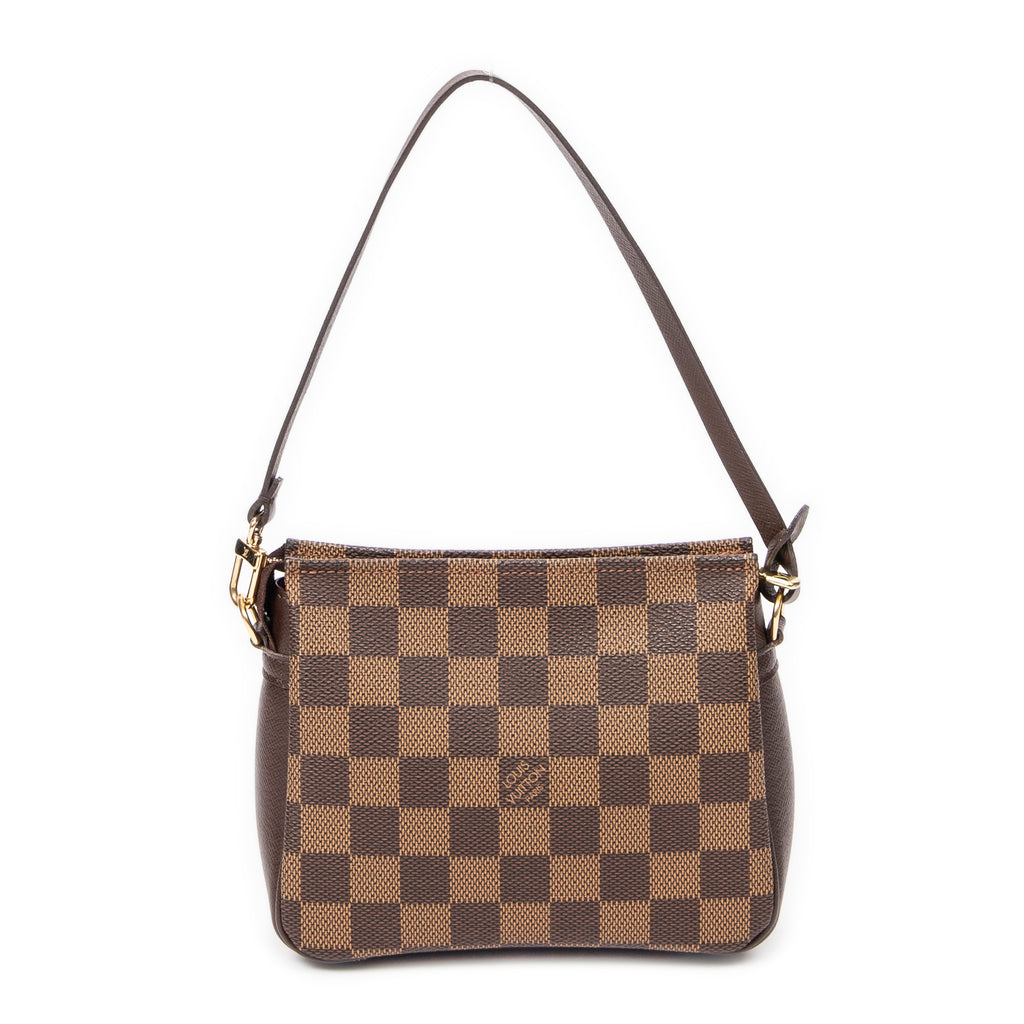 Handbag Trousse Make Up Pouch Brown Damier Ebene