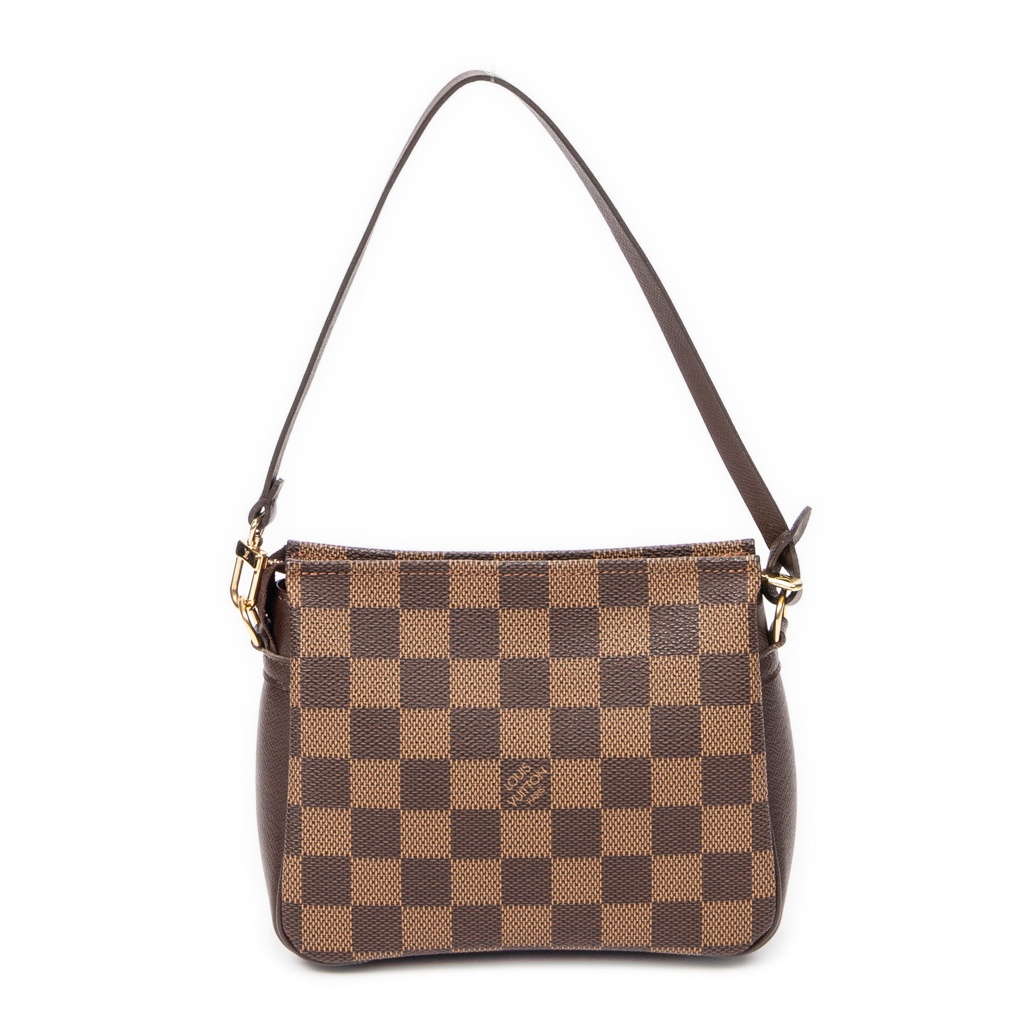 Handbag Trousse Make Up Pouch Brown Damier Ebene