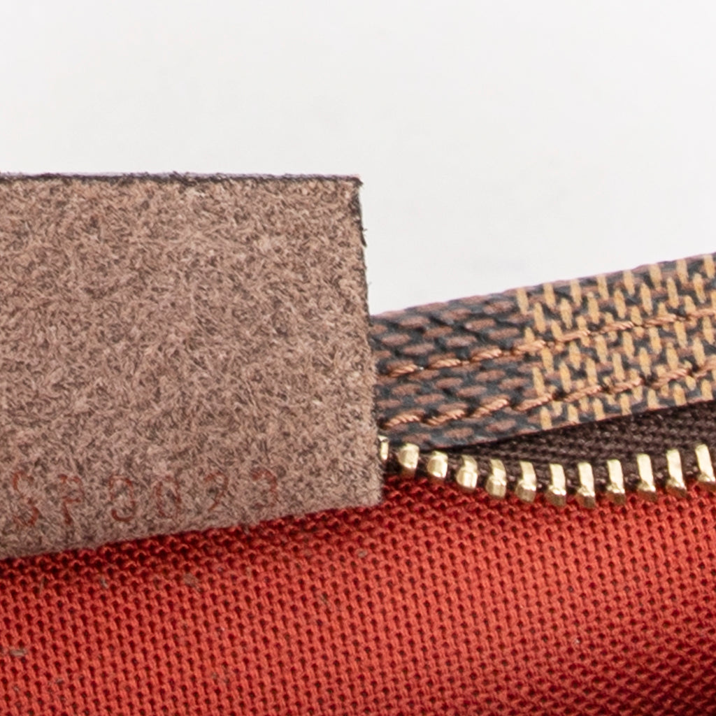 Handbag Trousse Make Up Pouch Brown Damier Ebene