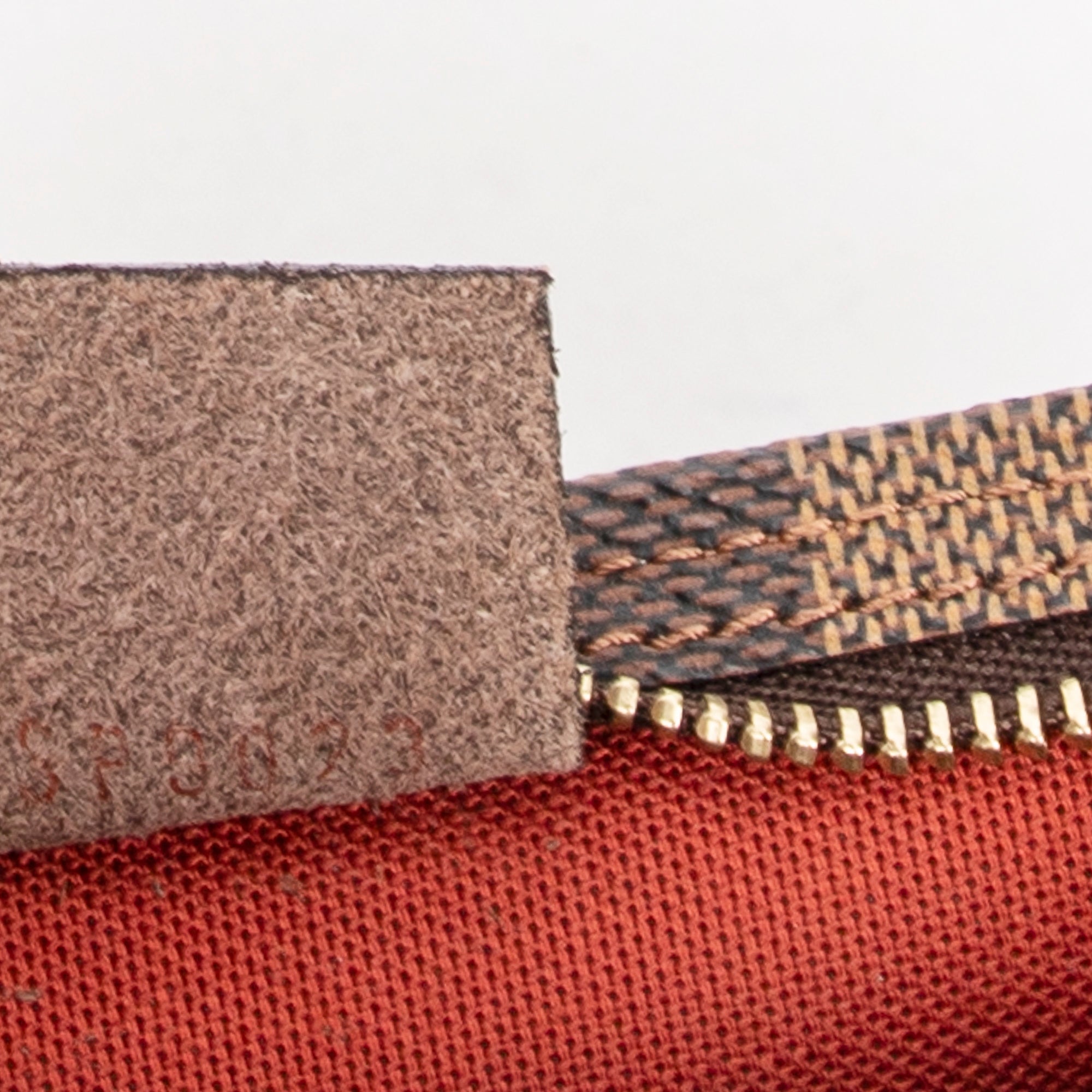 Handbag Trousse Make Up Pouch Brown Damier Ebene