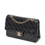 Shoulder Bag Classic Double Flap 26 Black Quilted Lambskin Leather