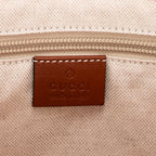 Bolso de Hombro Mediano Abierto de Lona de Nylon Monogramado Rojo
