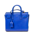 Bolso de Hombro Nano Sac de Jour Piel de Becerro Azul Royal