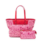 Louis Vuitton - Édition Limitée Takashi Murakami Sac Cabas Cosmic Blossom - Rose/Rouge