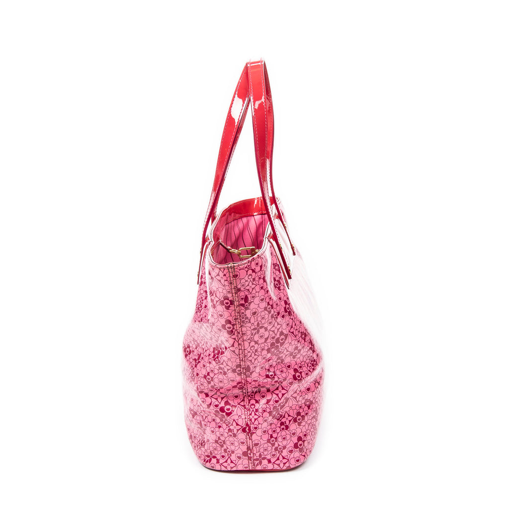 Louis Vuitton - Édition Limitée Takashi Murakami Sac Cabas Cosmic Blossom - Rose/Rouge