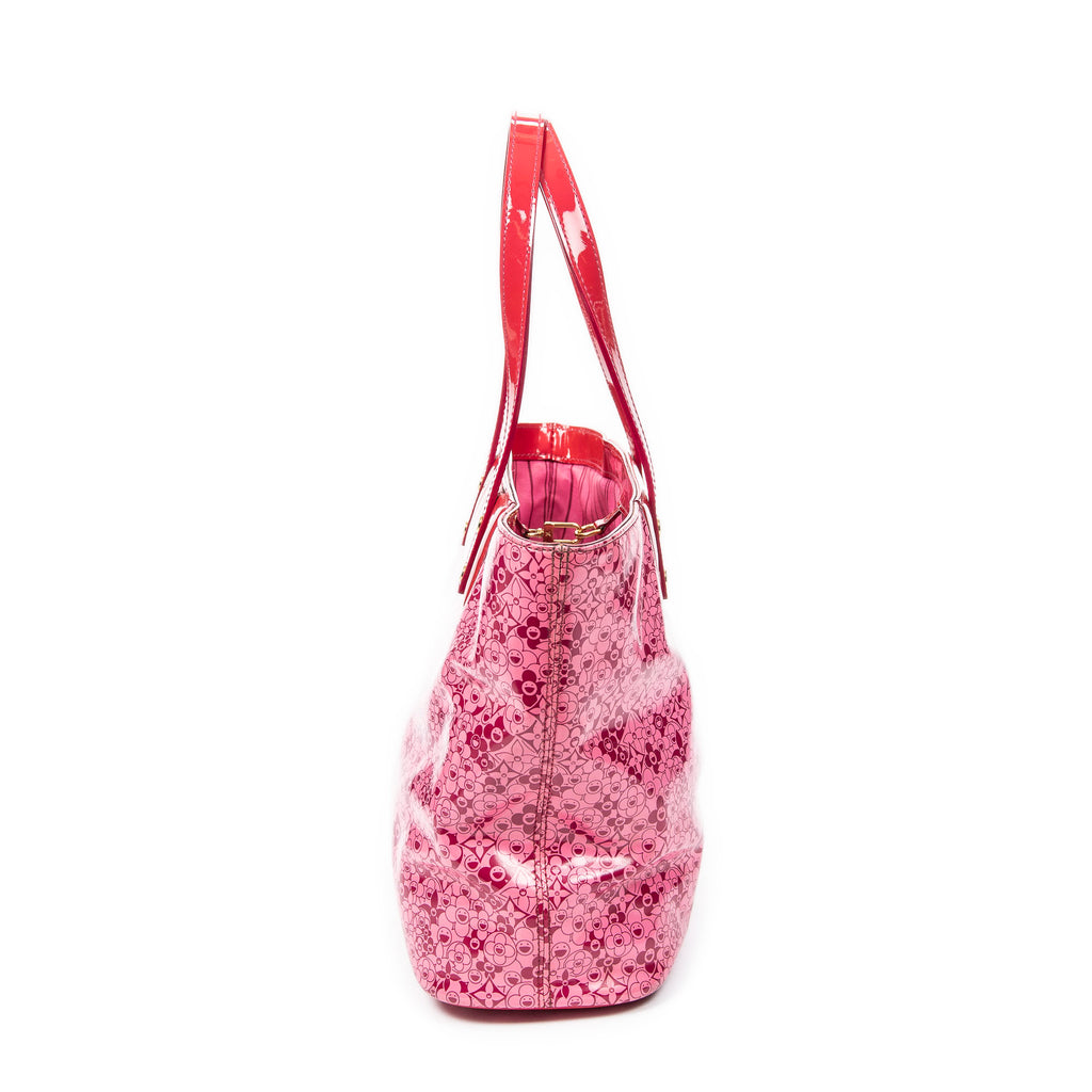 Louis Vuitton - Édition Limitée Takashi Murakami Sac Cabas Cosmic Blossom - Rose/Rouge
