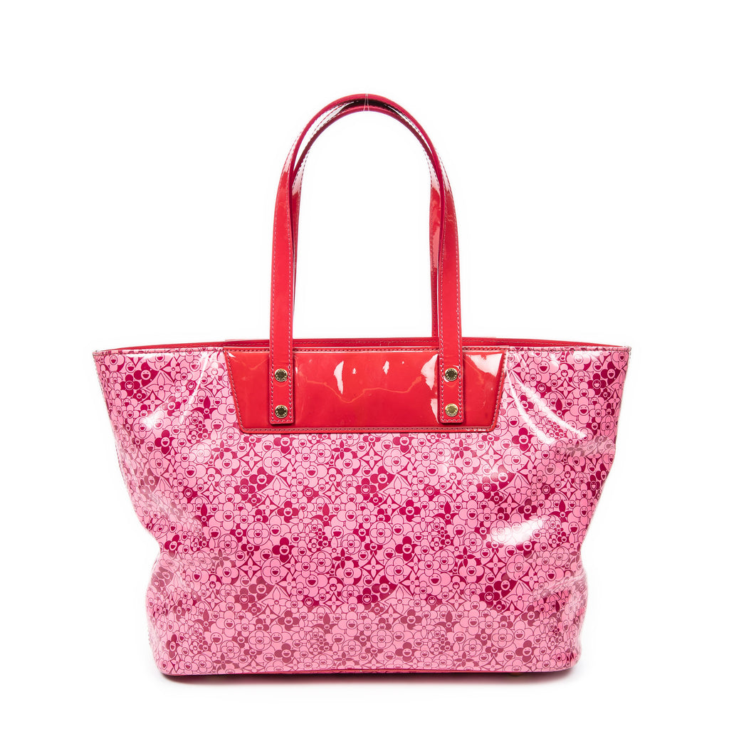 Louis Vuitton - Édition Limitée Takashi Murakami Sac Cabas Cosmic Blossom - Rose/Rouge