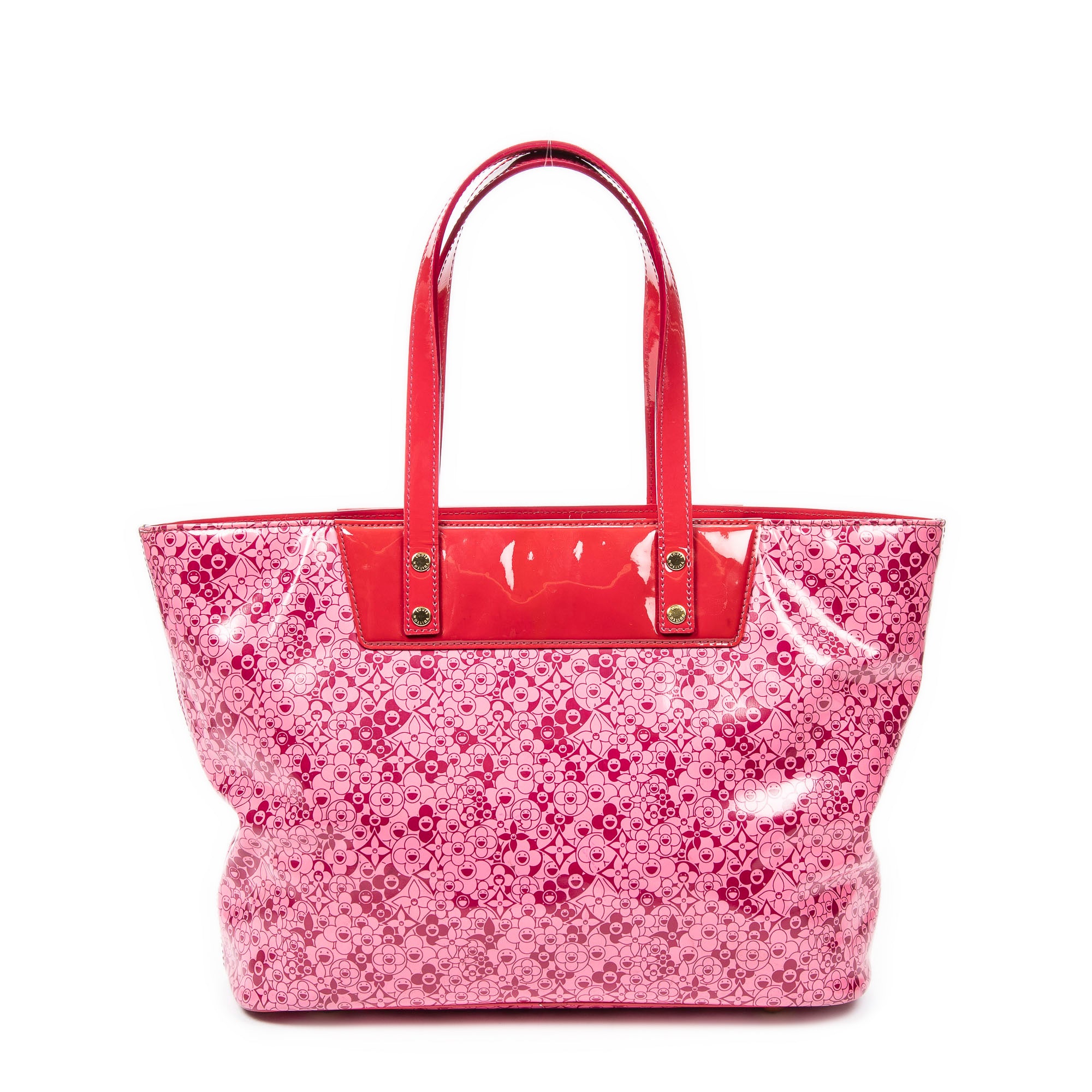 Louis Vuitton - Édition Limitée Takashi Murakami Sac Cabas Cosmic Blossom - Rose/Rouge
