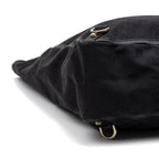 Handbag Abbey D-Ring Vertical Tote Black Monogrammed Canvas