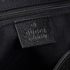 Handbag Abbey D-Ring Vertical Tote Black Monogrammed Canvas