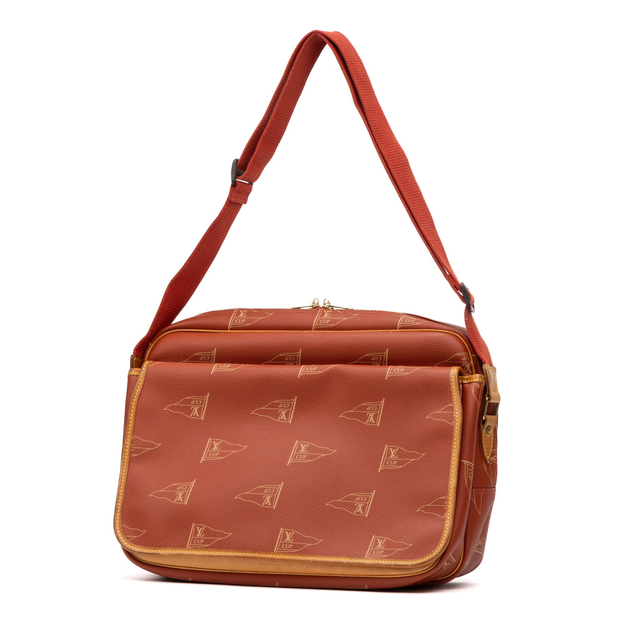 Shoulder Bag Ltd. Ed. LV America's Cup Touquet Orange LV Cup Monogram Canvas