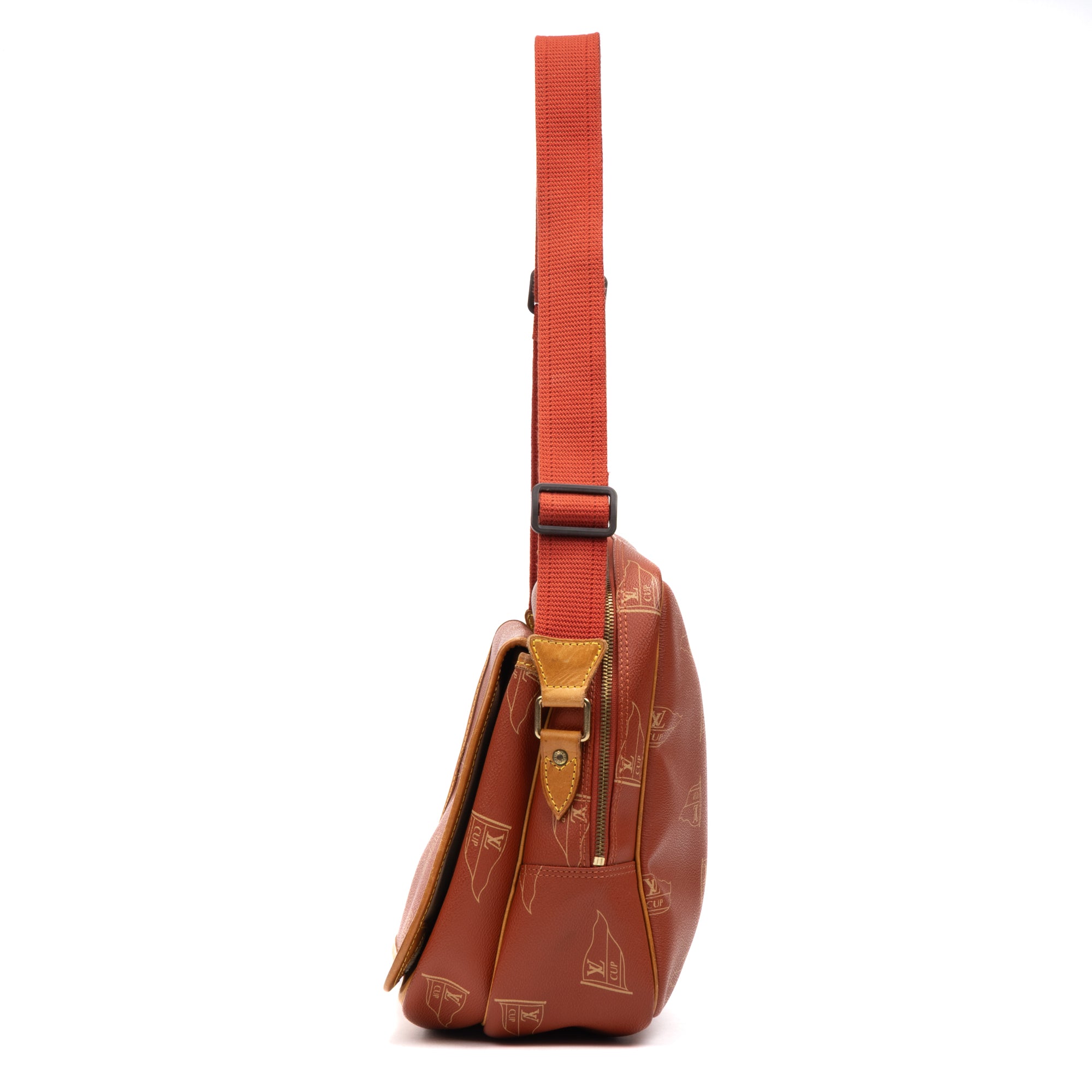 Shoulder Bag Ltd. Ed. LV America's Cup Touquet Orange LV Cup Monogram Canvas