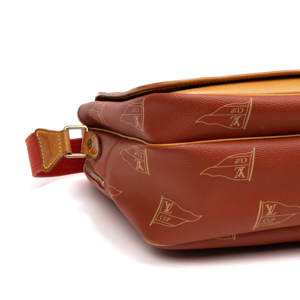 Shoulder Bag Ltd. Ed. LV America's Cup Touquet Orange LV Cup Monogram Canvas