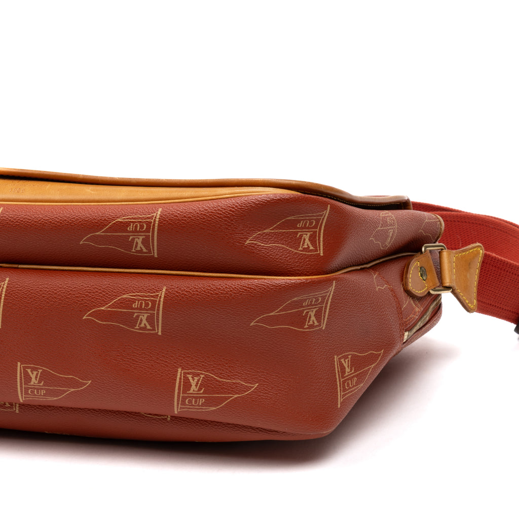Shoulder Bag Ltd. Ed. LV America's Cup Touquet Orange LV Cup Monogram Canvas