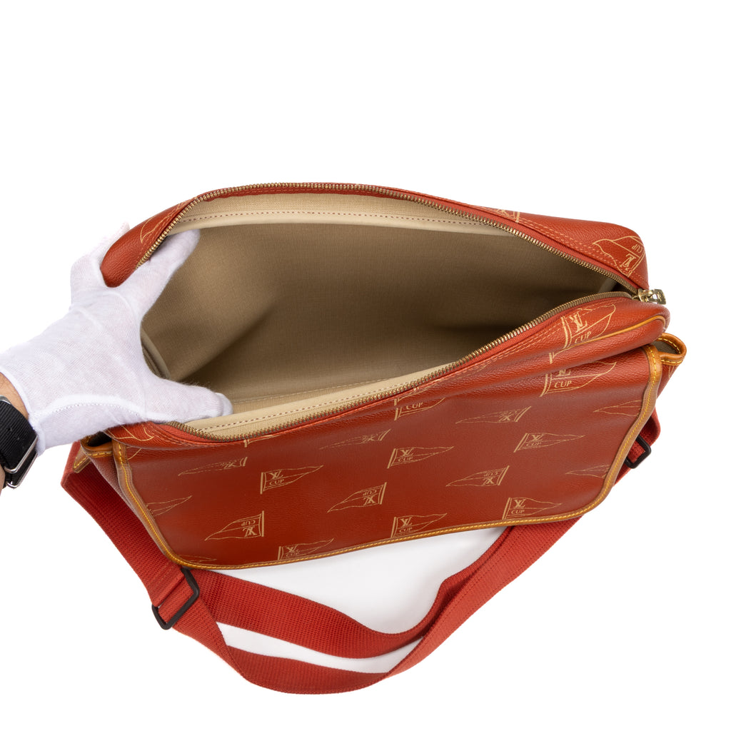 Shoulder Bag Ltd. Ed. LV America's Cup Touquet Orange LV Cup Monogram Canvas