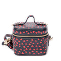 Shoulder Bag Micro Lady Dior Vanity Case Navy Heart Printed Leather