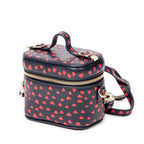 Shoulder Bag Micro Lady Dior Vanity Case Navy Heart Printed Leather