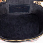 Shoulder Bag Micro Lady Dior Vanity Case Navy Heart Printed Leather