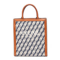 Bolso de Hombro Pequeño Vertical Cabas Tote Lona Maillon Triomphe Azul