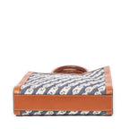 Bolso de Hombro Pequeño Vertical Cabas Tote Lona Maillon Triomphe Azul