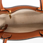 Bolso de Hombro Pequeño Vertical Cabas Tote Lona Maillon Triomphe Azul