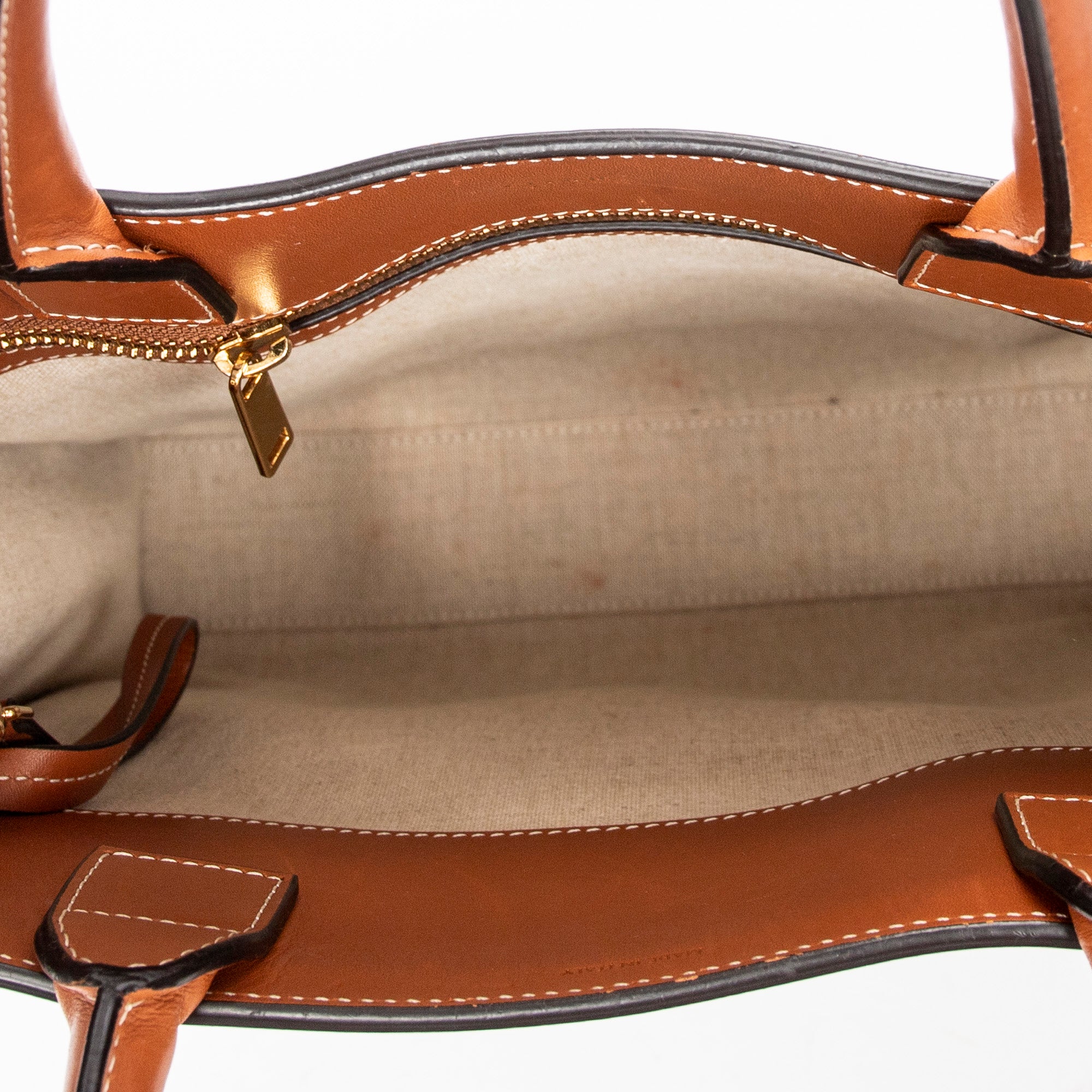 Bolso de Hombro Pequeño Vertical Cabas Tote Lona Maillon Triomphe Azul