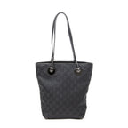 Shoulder Bag Small Eclipse Shopping Black Monogrammed Canvas