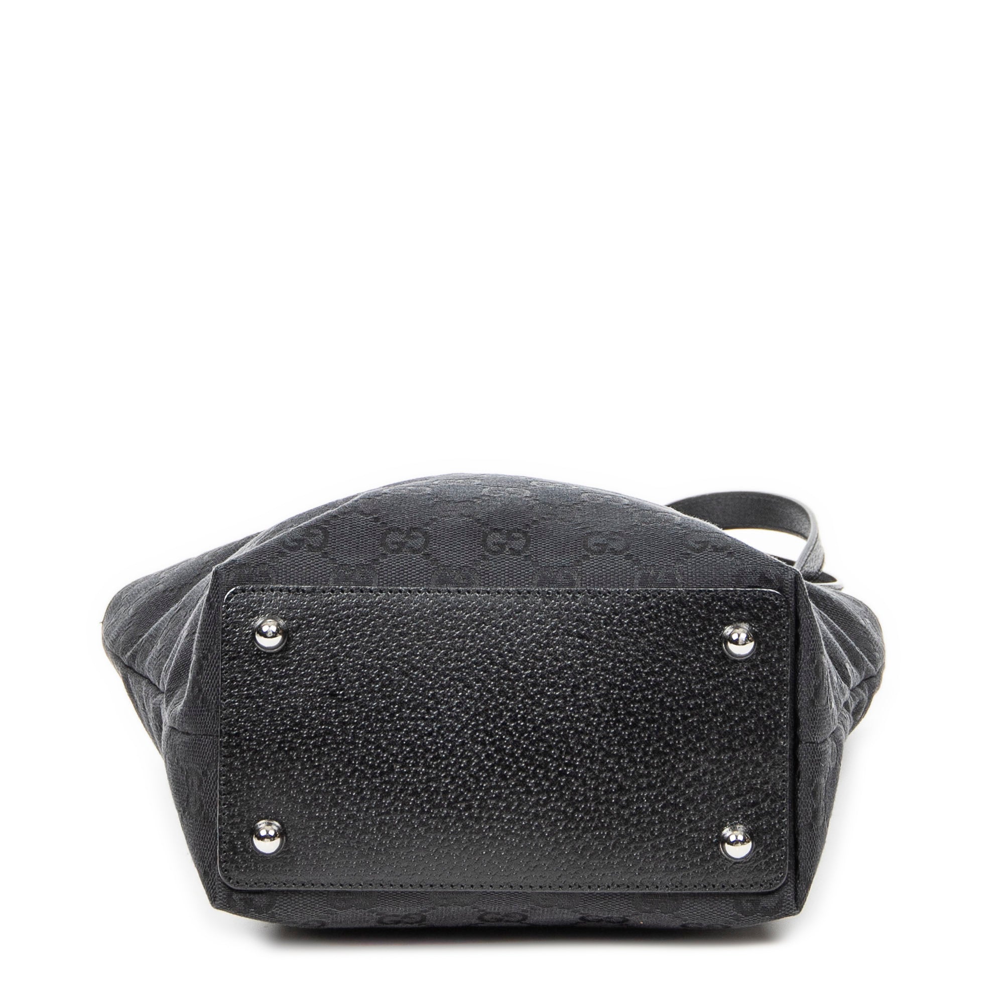 Shoulder Bag Small Eclipse Shopping Black Monogrammed Canvas