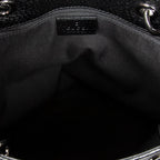 Shoulder Bag Small Eclipse Shopping Black Monogrammed Canvas