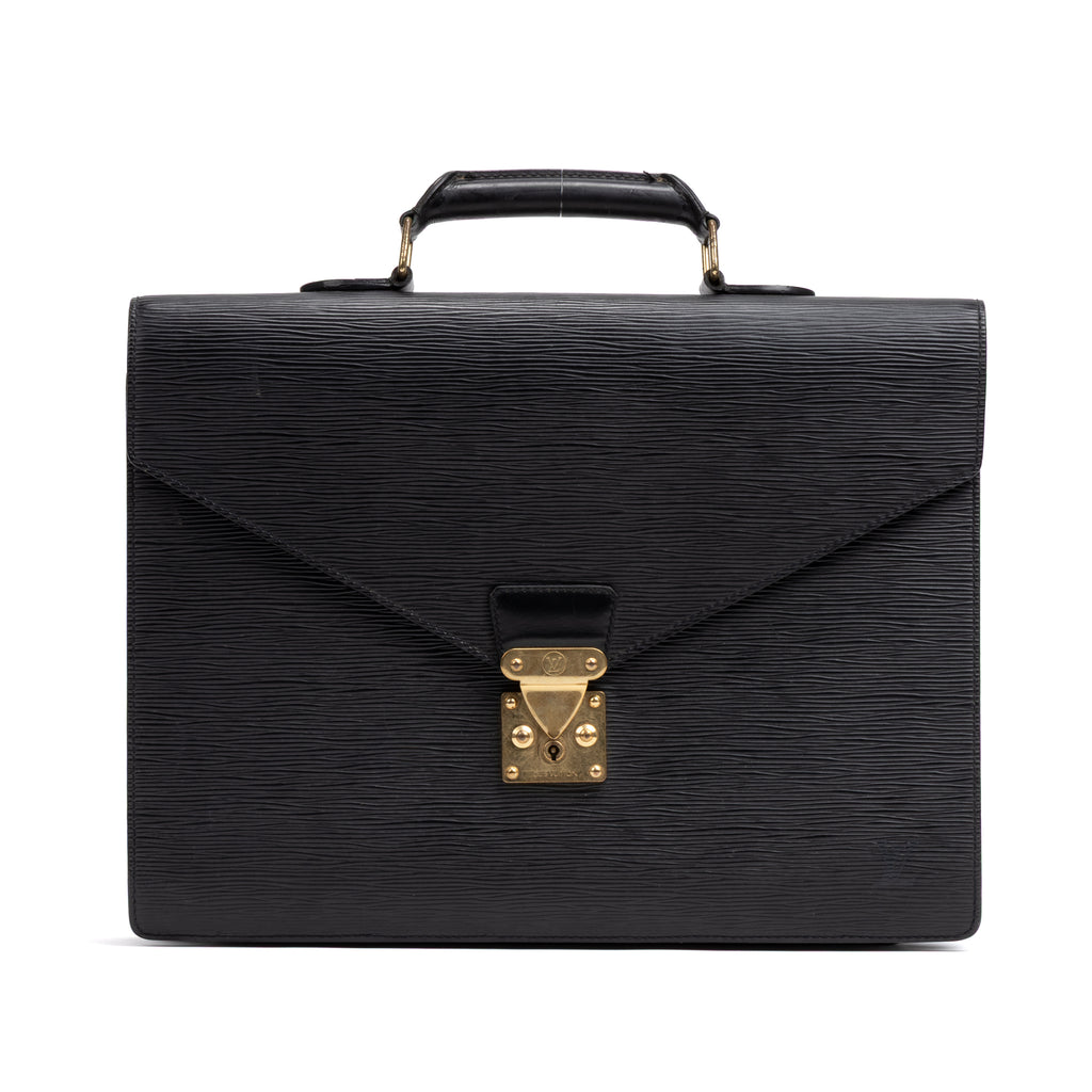 Handbag Serviette Conseiller Black Epi