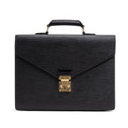 Handbag Serviette Conseiller Black Epi