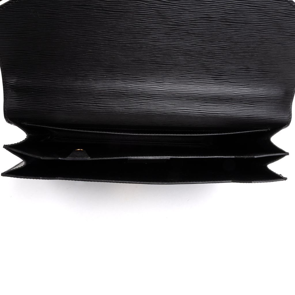 Handbag Serviette Conseiller Black Epi