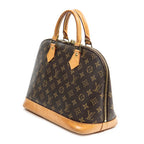 Handbag Alma PM Brown Monogram Canvas