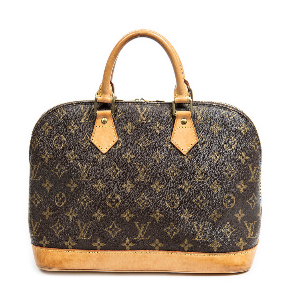 Handbag Alma PM Brown Monogram Canvas