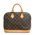 Handbag Alma PM Brown Monogram Canvas