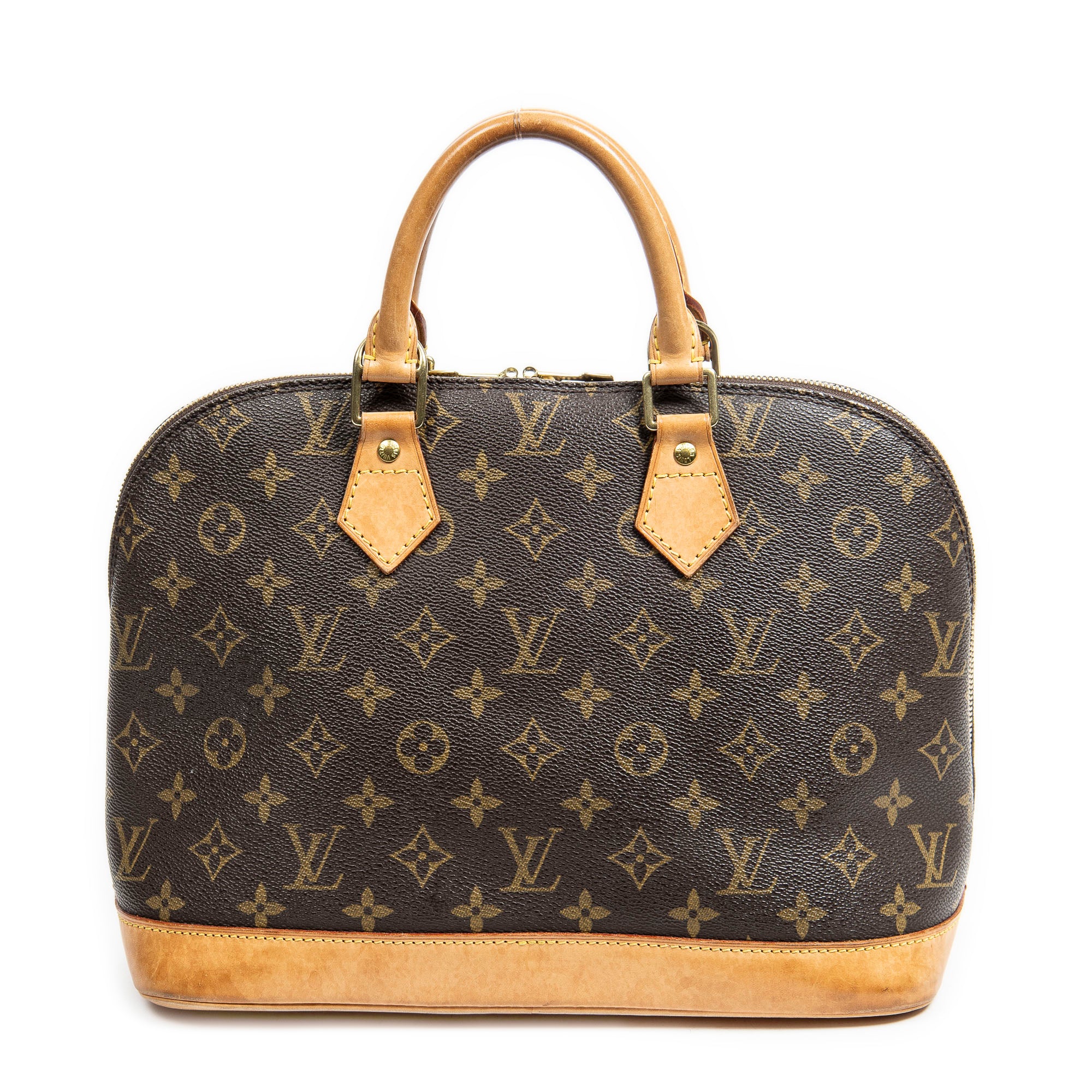 Handbag Alma PM Brown Monogram Canvas