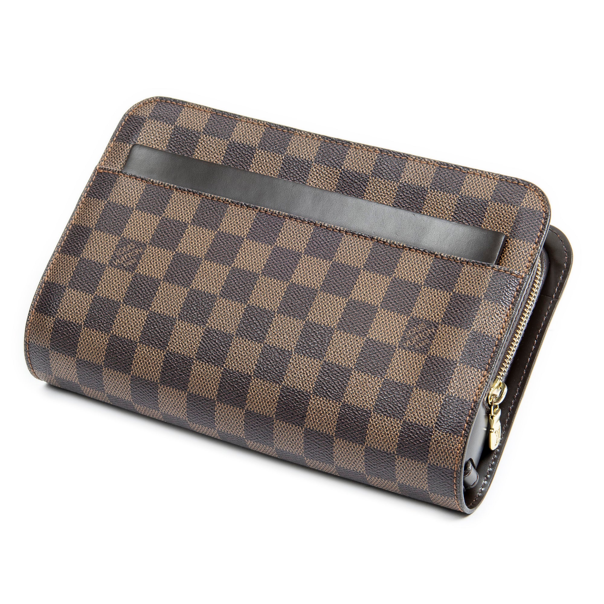 Bolso de mano Saint Louis Clutch Marrón Damier Ebene
