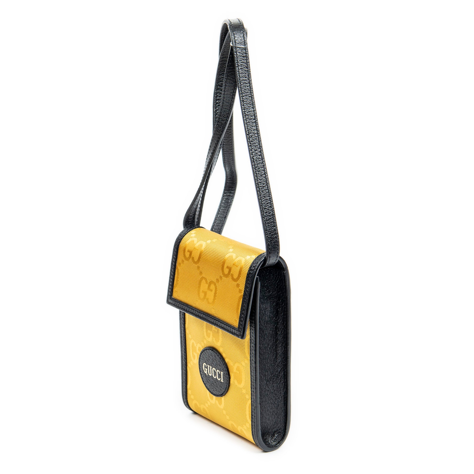 Shoulder Bag Off The Grid Crossbody Yellow Jumbo GG Nylon Canvas