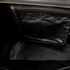 Handbag Mini Tricolor Luggage Tan Calfskin Leather